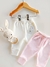 Pack Pantalon x2 Natural y Rosa - comprar online