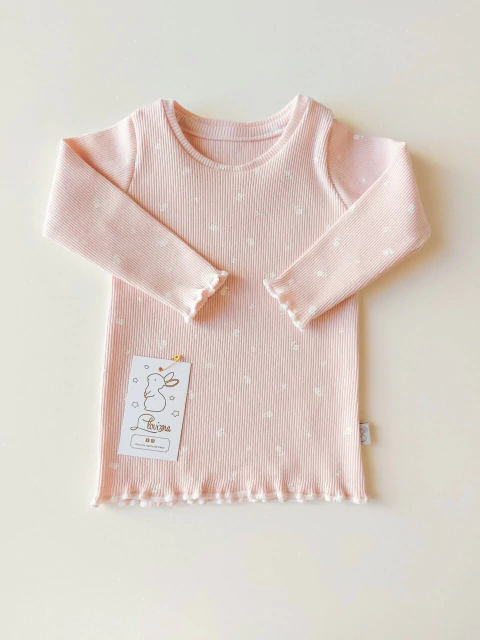 Remera Pink Morley Manga Larga