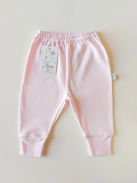 Pantalon De Algodon Rosa
