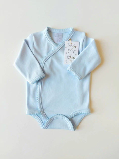 Body Celeste Liso Pima