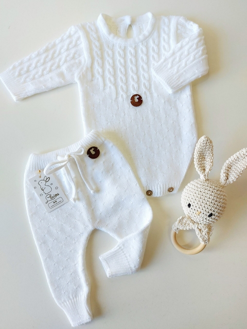 Conjunto de Lana x2 Blanco