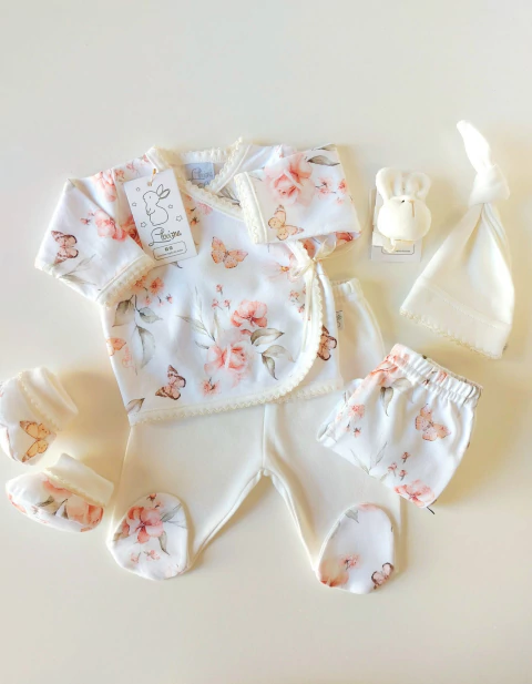 Ajuar Basic Dulce Mariposa x6 Piezas