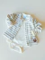 Conjunto De Plush Rayitas Grises x6 Piezas - comprar online