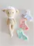 Pack Media Girls Verde, Coral y Blanca
