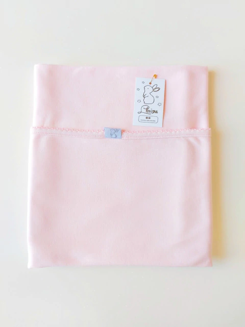 Manta Rosa Lisa Pima Algodón