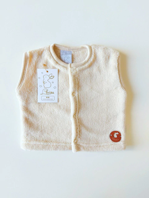 Chaleco Corderito Beige