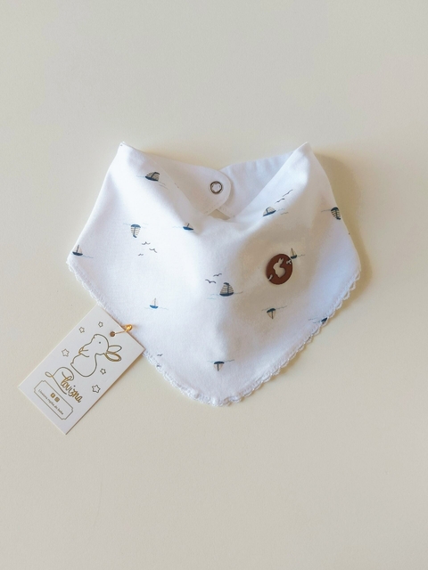 Bandana Marinerito Algodon Blanco