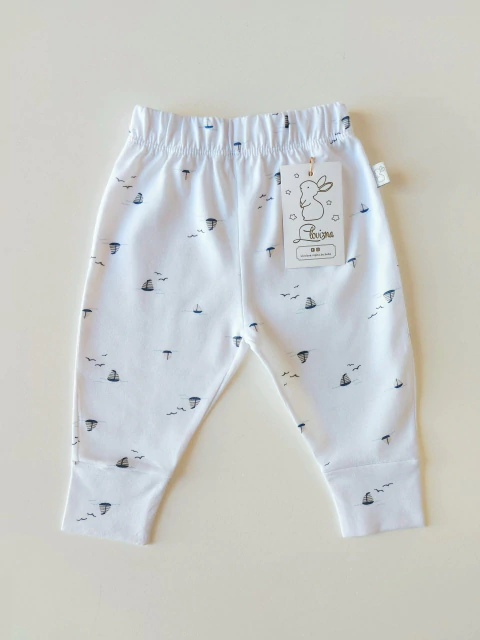 Pantalon Marinerito Algodon Blanco