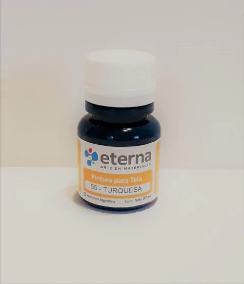 Turquesa Pintura p/Tela ETERNA x 37ml