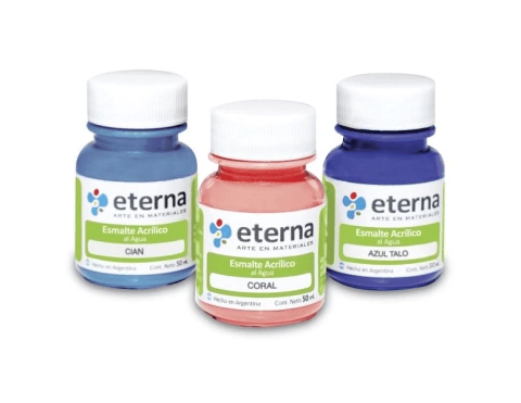 Rojo Cadmio Esmalte Acrílico ETERNA x 50ml