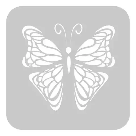 Stencil EQ Cod 815 "Mariposa Vintage" 10x10cm - comprar online