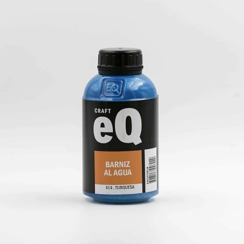 Turquesa Barniz Al Agua EQarte x 375ml