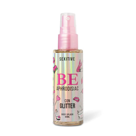 Body Splash Be Aphrodisiac con glitter - 60ml - comprar online