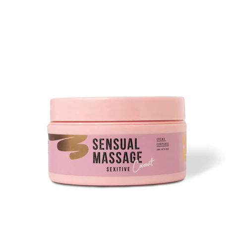 Crema para masajes Sensual massage Coconut - 200g - comprar online