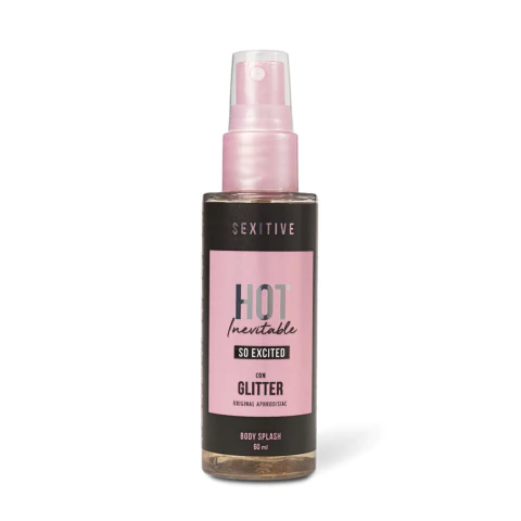 Body Splash Hot Inevitable So Excited con glitter - 60ml - comprar online