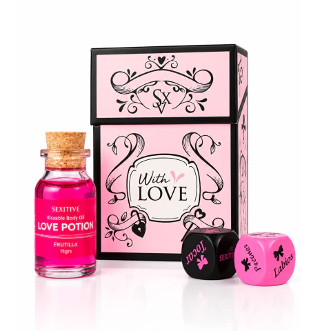 Love Kit 03 - MINI Love Potion 15 ml + Dados Clásicos