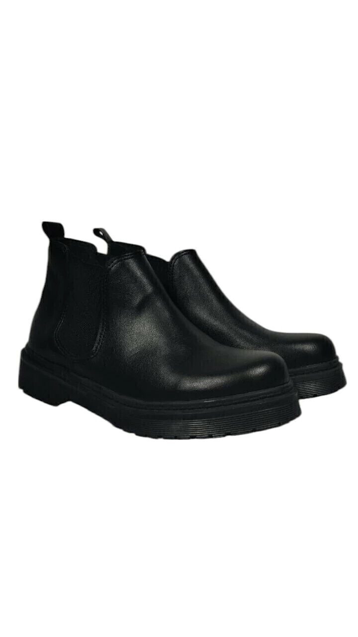 Botas Con Elástico / Negro
