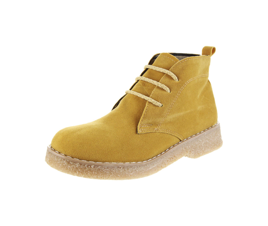 Botas de Gamuza / Mostaza