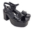 Sandalias con Plataforma / Negro Charol