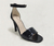 Sandalia con Taco Fino / Negro Brillo - comprar online