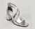 Sandalias Tiras Cruzadas / Plata - comprar online