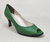 Stilettos Abierto Bajo / Verde - comprar online