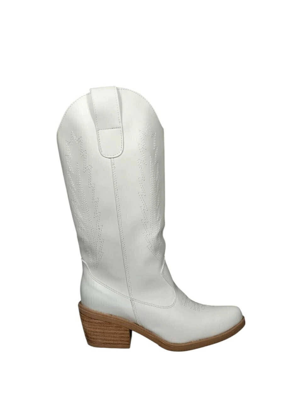 Bota Texana Larga / Blanco