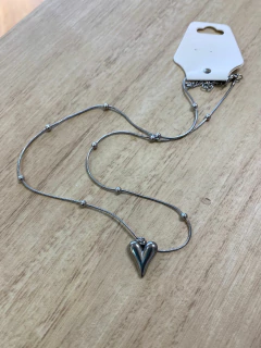 Cadenita acero inoxidable dije corazón - todosorpresas.com