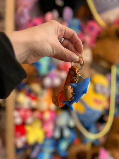 Llavero con personajes