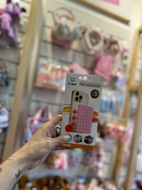 Soporte doble ventosas para smartphone