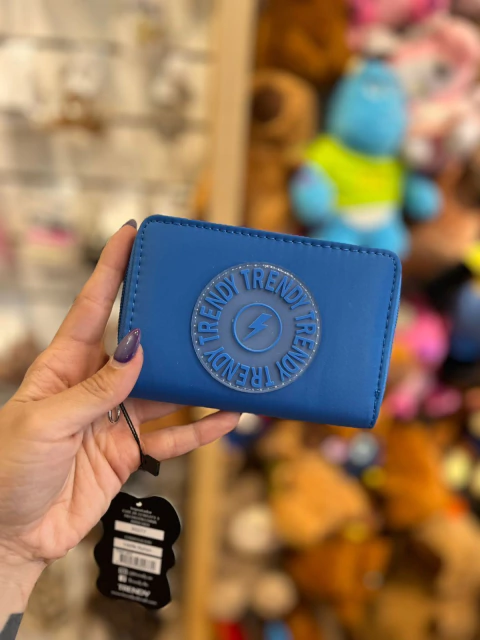 Billetera chica Trendy azul