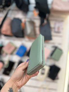 Billetera grande Trendy verde - comprar online