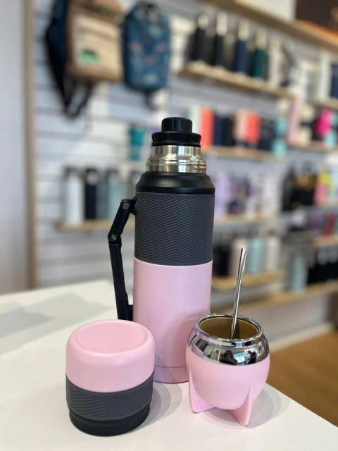 Kit termo contigo rosa