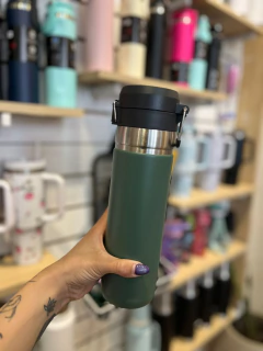 Botella Beer verde oscuro