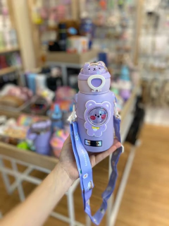 Botella para niños osito lila - comprar online