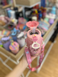 Botella para niños osito rosa - comprar online