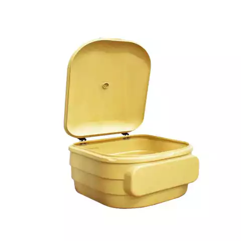 Casilla soplada fondo plano