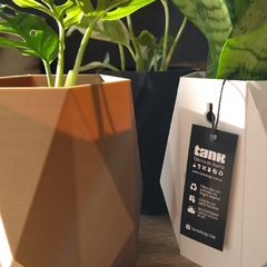 Pack x3 | Maceta de pared ROMBOS | Tamaño M - TANK Fábrica de Diseño