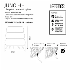 JUNO | L 40cm. - tienda online