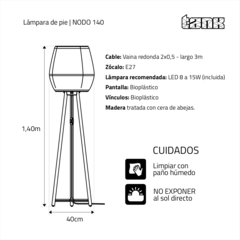 Lámpara de pie NODO 140