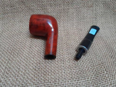 Pipa By Lorenzo, Modelo Walnut Red, Raiz De Brezo. Italia. - SIMPLE SHOP