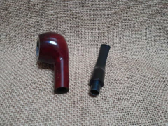 Pipa By Lorenzo, Modelo Walnut Red 9mm, Raiz Brezo. Italia. - SIMPLE SHOP