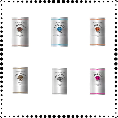 Argento Para Pipa 50 gr. Origen Nacional. 6 variedades