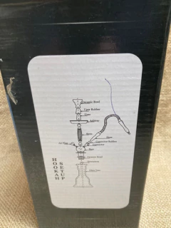 Narguile Pipa De Agua 1 Boca Shisha Narguila Hookah en internet