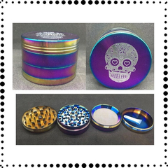 Picador Grinder Pikachu Alum 4 Partes Tornasol Calavera