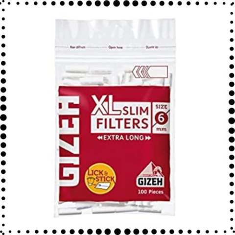 Filtro Gizeh Slim Xl (long) Para Armar Cigarr.