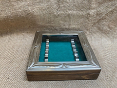 Caja Habanos Para 6u. Madera, Alpaca Y Visor De Vidrio. - comprar online