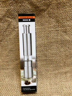 Molinillo Pimentero Piston Acero Inoxidable 15cm en internet