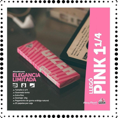1 Librito Papel Gizeh Pink 1 1/4 Quemada Lenta (no Ocb)