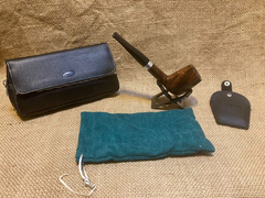 Set Pipa Lata Premium Chacom Francia, Tabaquera Y Posa Pipas